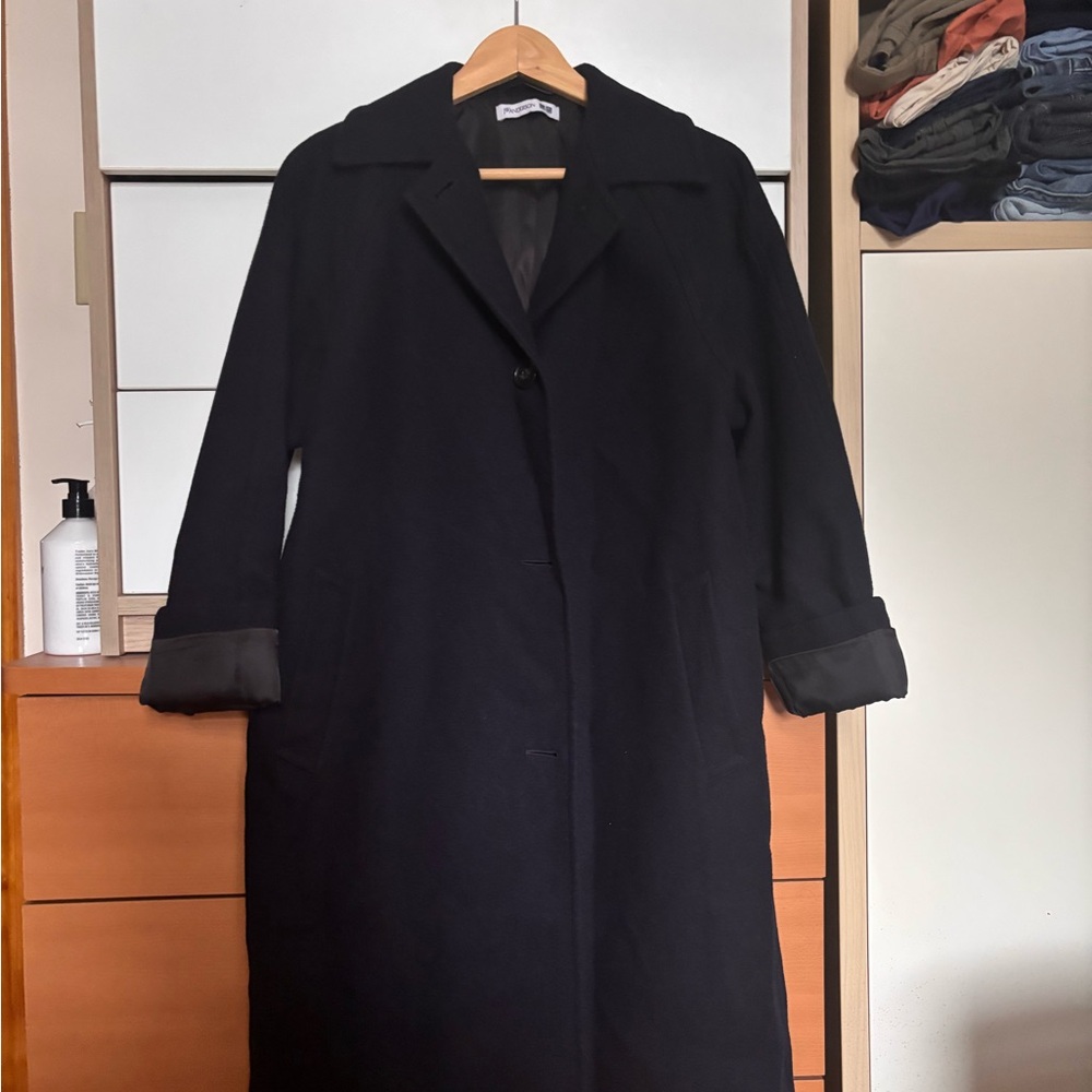 Uniqlo X JW ANDERSON Navy Overcoat XS